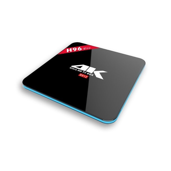 PowerLead Ptox H96 PRO TV BOX 8 Core Android 6.0 TV BOX Amlogic S912 64 Bit 2.0GHz Streaming Media Player N4