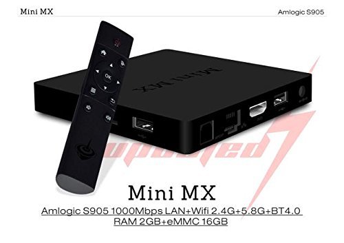 Smart TV Box,EEDI Mini MX Android 5.1 Amlogic S905 Quad-core 2GB RAM 16GB 4K2K Player TV Box 2G/16G H.265 WiFi...