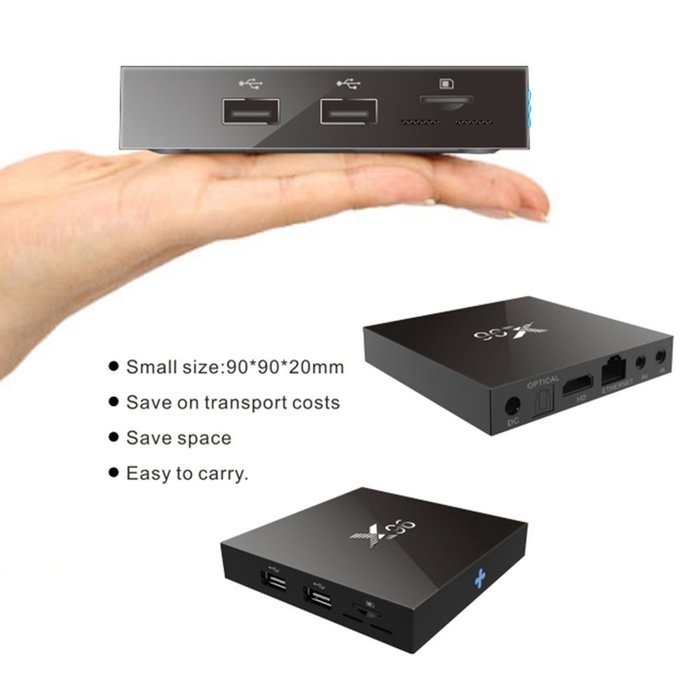 Vipwind Android 6.0 TV Box X96 2GB/16GB Amlogic S905X Quad Core KODI 16.1 Full Loaded 4K WiFi 1080i/P Smart Media... N4
