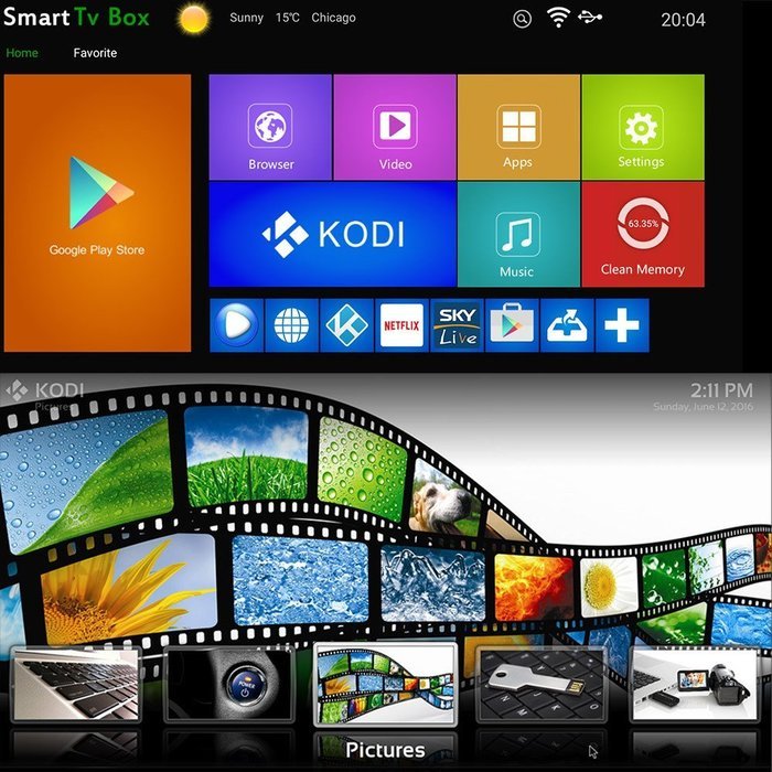 Vipwind Android 6.0 TV Box X96 2GB/16GB Amlogic S905X Quad Core KODI 16.1 Full Loaded 4K WiFi 1080i/P Smart Media... N8