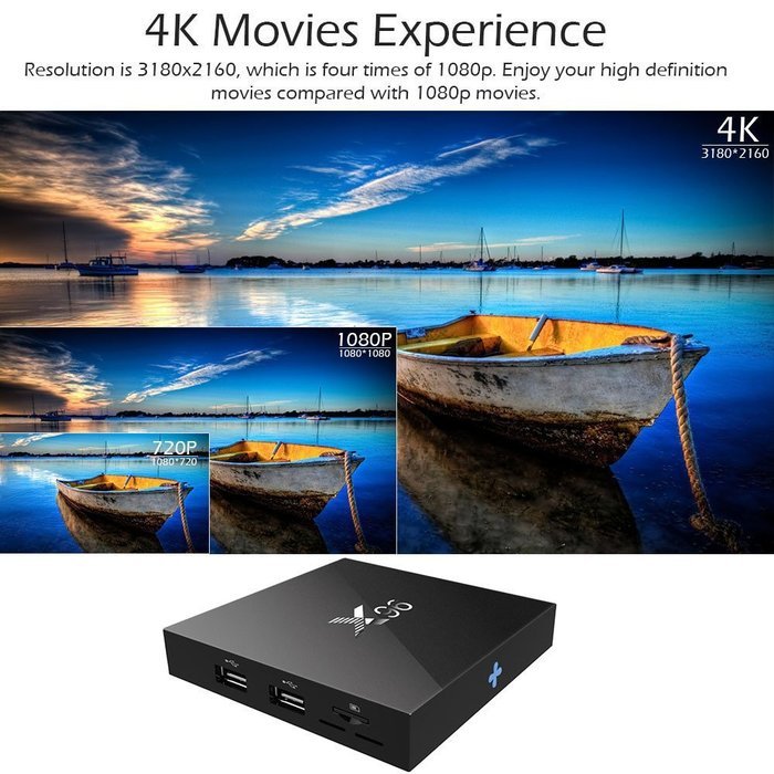 Vipwind Android 6.0 TV Box X96 2GB/16GB Amlogic S905X Quad Core KODI 16.1 Full Loaded 4K WiFi 1080i/P Smart Media... N9