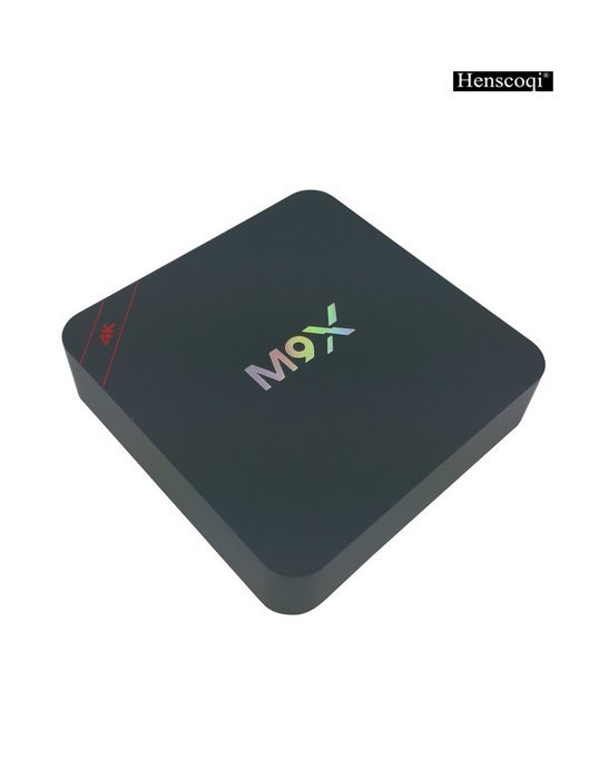 Henscoqi M9X 4K Android TV Box Amlogic S905 Quad Core 3GB RAM 32GB ROM Streaming Media Player Support Bluetooth... N2