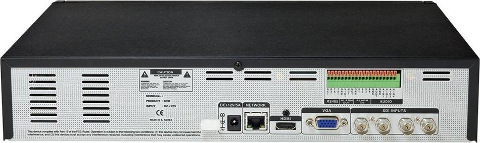 4 channel 30 fps @ 1080P , 60 fps @ 720P HDMI UPH-Series H264 HD-SDI Standalone DVR: (optional DVD), VGA, Dual-Stream...