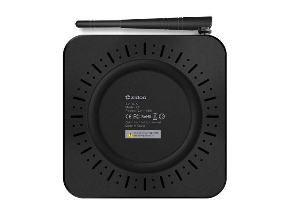 ZIDOO X8 Android 6.0 TV BOX 2GB/8GB 802.11n WIFI Bluetooth 4K H.265 USB3.0 BT4.0 1000M Media Player Realtek RTD12 N4