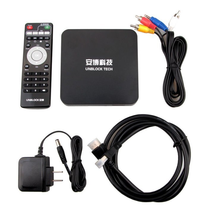 安博三代盒子 Black Shell New 8G Gen.3 TV Set Top Box Chinese Japan Korea HK 海外版 IPTV N4