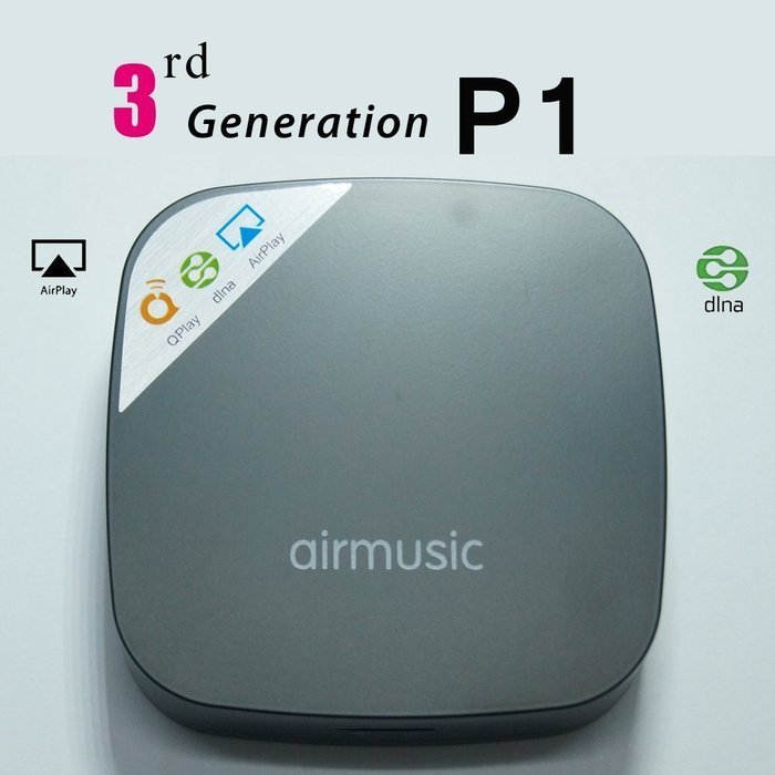 Weekweed&mdash;3rd Generation Wi-Fi Audio Receiver Airmusic P1- AIRPLAY+DNLA+QPLAYER2.0-For APPLE for APPLE (iPhone,... N2