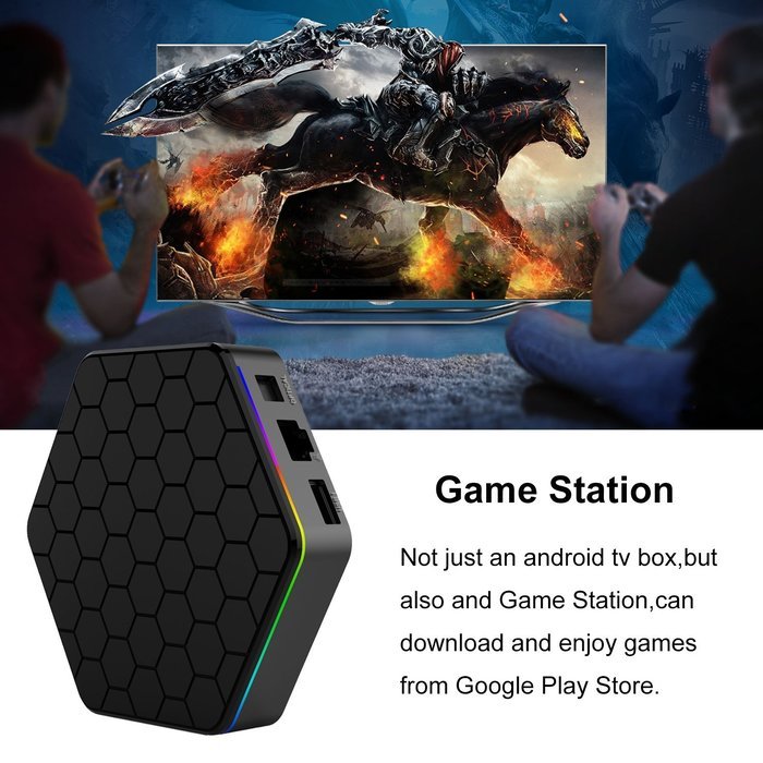 AVATTO Hexagon 8 Kodi Customized Android TV Box , Amlogic S912 OCTA Core 2G RAM 16G Flash 4K H.265 Streaming Media... N5