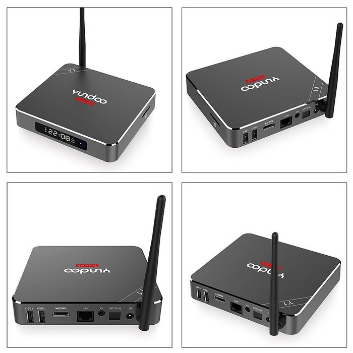 KOLOF YUNDOO Y1 Amlogic S912 Octa Core Android TV Box 2G 16G Android 6.0 KODI 16.1 Fully Loaded Streaming Media... N5