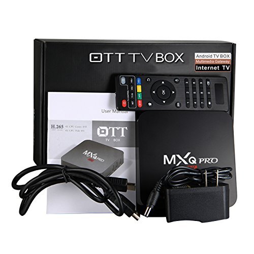 MXQ Pro Amlogic S905 Quad Core Kodi Fully Loaded Android 5.1 1GB 8GB 4K HDMI WIFI Airplay Miracast VS CS918,M8S... N3