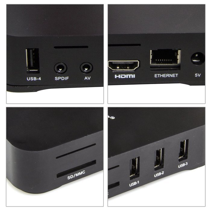 VENSMILE Google Android 4.4 TV Box Amlogic S805 Quad Core XBMC Kodi Full Loaded Streaming Media Player Mini PC... N4