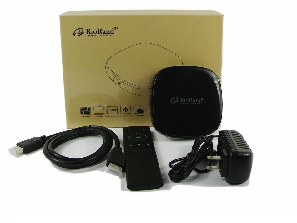 RioRand TV Box and Streaming Media Player with Numerous FREE movies and TV Channels (KODI Pre-installed) including... N2