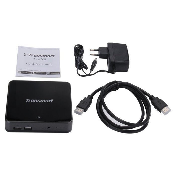 Tronsmart Ara X5 Windows 10 TV Box Cherry Trail Z8300 Quad Core 1.8G Gen 8 Graphics GPU 2G/32G 2.4Ghz/5Ghz LAN... N5