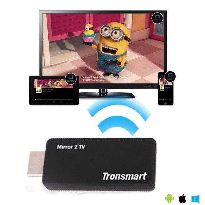 LG Risio SmartPhone EZCast PLUS Mirror2TV Adapter for Miracast/DLNA/Airplay Mirroring & Streaming HDTV Dual Band... N4