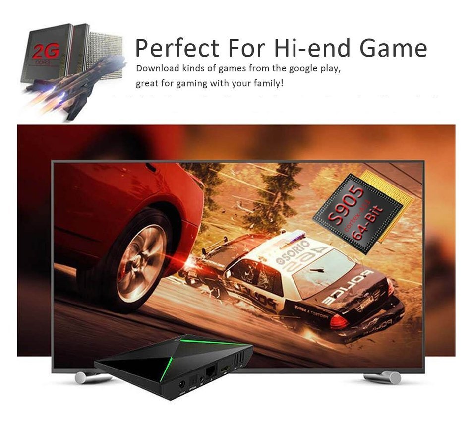 Aonokoy 2G/16G Newest Android 5.1 Wifi Blu-ray TV Box Amlogic S905 4K Quad Core Pre-installed Fully loaded Kodi... N6