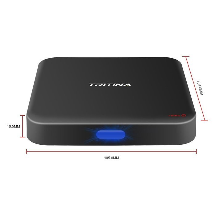 Tritina Internet TV Box - TV Show Box Sets 2GB/16GB Dual-Band 2.4Ghz/5Ghz Wifi Hotspot H.265 4K HD Media Player... N3