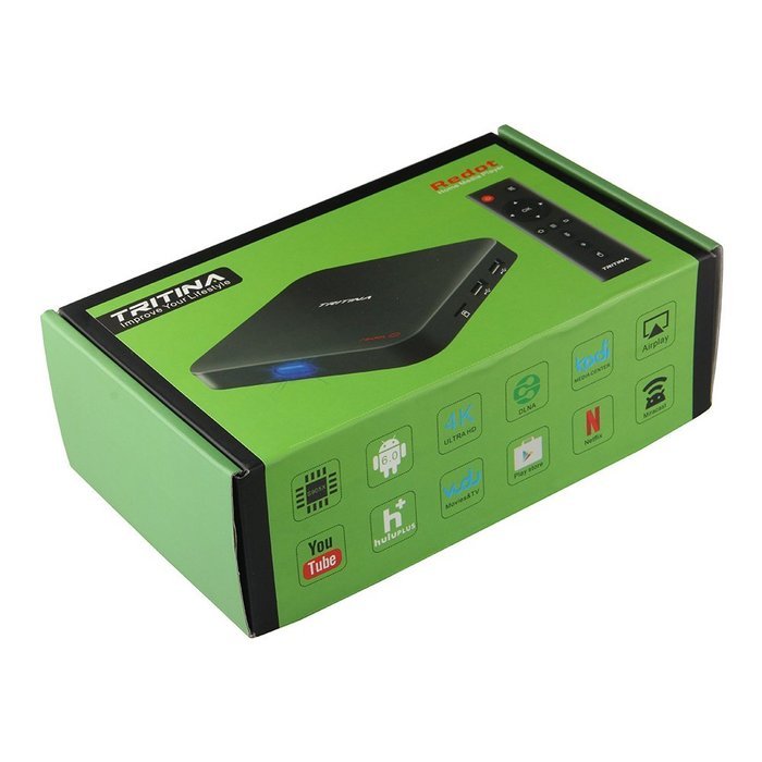 Tritina Internet TV Box - TV Show Box Sets 2GB/16GB Dual-Band 2.4Ghz/5Ghz Wifi Hotspot H.265 4K HD Media Player... N9