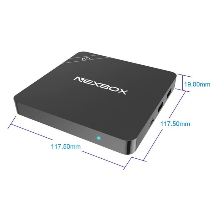 Spdoo NEXBOX A5 TV Box Android 6.0 Amlogic S905X Quad Core 2.0GHz 64 bit Kodi 16.1 Fully Loaded 1G/16G HDMI 2.0a... N2