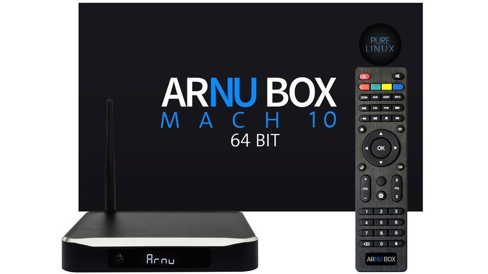 ARNU Box Mach 10 64bit - Quad Core - S905 - Pure Linux