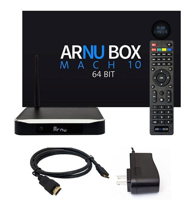 ARNU Box Mach 10 64bit - Quad Core - S905 - Pure Linux N2