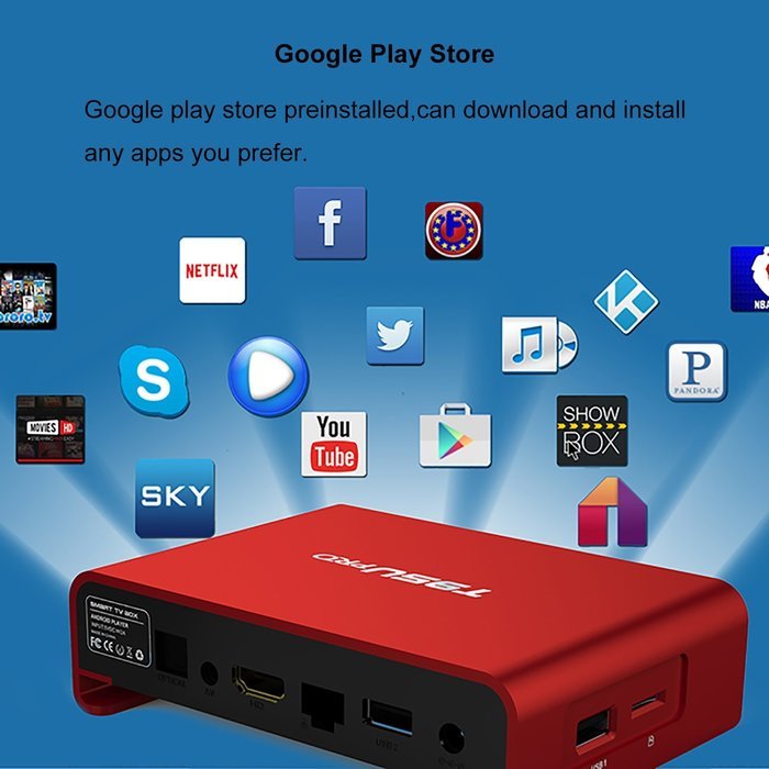 AVATTO F1 Kodi Deep Customized Android TV Box , Amlogic S912 OCTA Core 2GB RAM / 16GB Flash 4K H.265 5G WiFi Kodi... N3