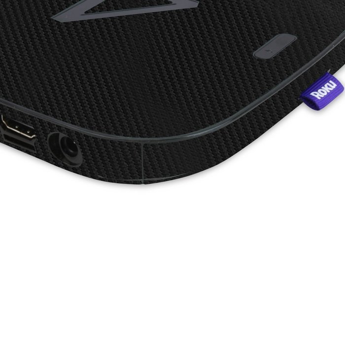 Skinomi TechSkin - Roku 4 Carbon Fiber Full Body Skin / Front & Back Wrap Clear Film / Ultra HD and Anti-Bubble... N2
