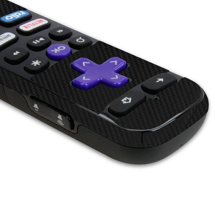 Skinomi TechSkin - Roku 4 Carbon Fiber Full Body Skin / Front & Back Wrap Clear Film / Ultra HD and Anti-Bubble... N4