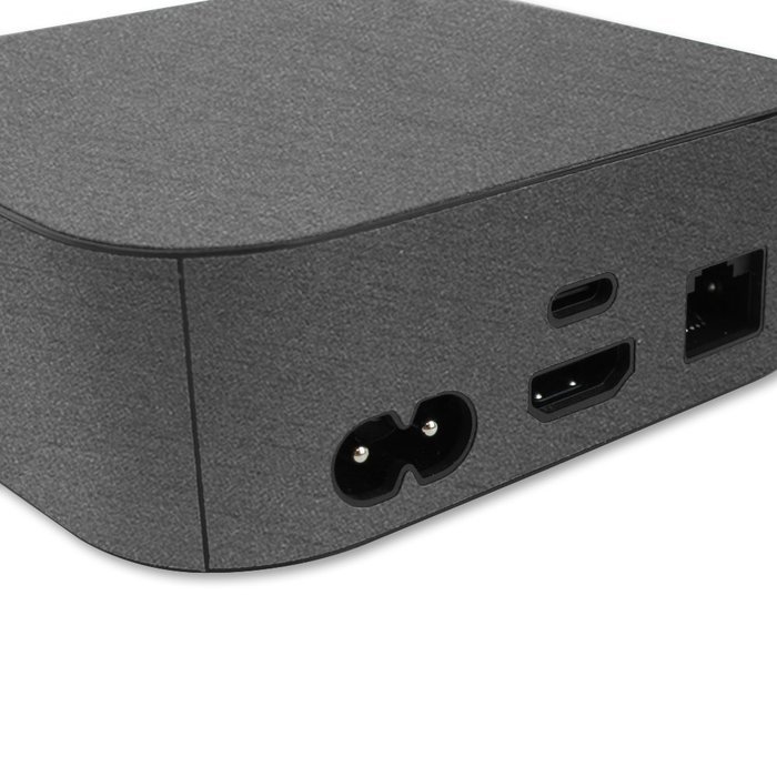 Skinomi TechSkin - Apple TV 2015 (4th Gen) Brushed Steel Full Body Skin / Front & Back Wrap Clear Film / Ultra... N3