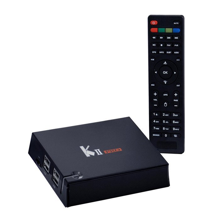 KOLOF KII PRO DVB T2 S2 TV Box Amlogic S905 Quad Core Android 5.1 KODI 16.1 2G 16G Streaming Media Player