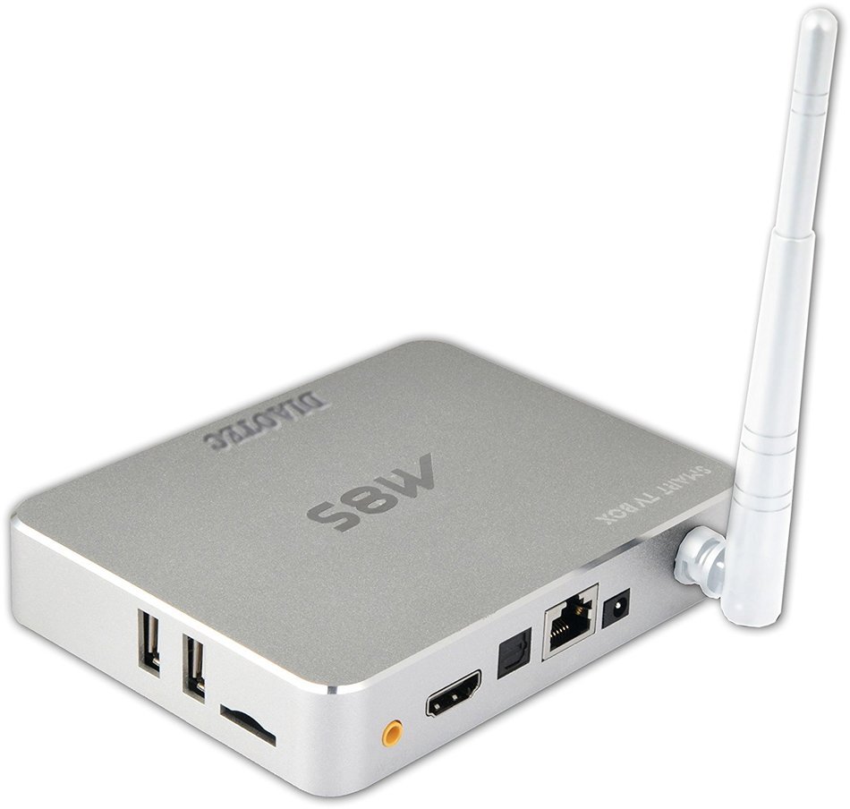 DIAOTEC(TM) M8S 3188 (Silver) Android 4.4 Smart TV Box Stream Media Player, Quad Core RK3188 1.4GHz CPU (Cortex-A9... N3