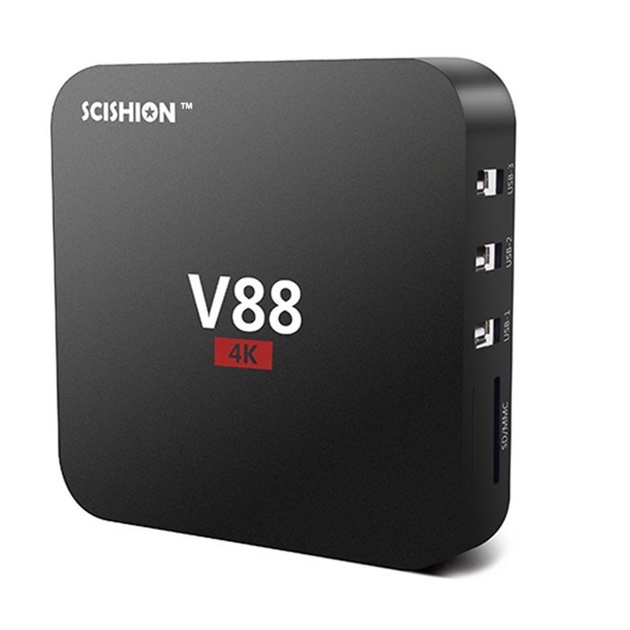 Docooler&reg; V88 Smart Android TV Box UHD 4K 1G / 8G Android 5.1 RK3229 Quad Core KODI 16.1 XBMC Mini PC WiFi H.265...