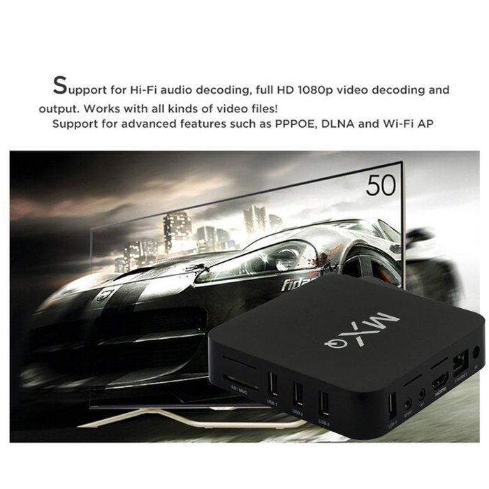 Mansy Quad Core MXQ Smart TV BOX Mini PC Streaming Media Player with KODI(XBMC) Streamer 1GB/8GB, Fully Loaded... N2