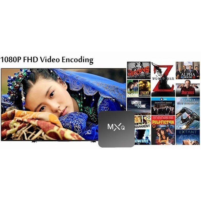 Mansy Quad Core MXQ Smart TV BOX Mini PC Streaming Media Player with KODI(XBMC) Streamer 1GB/8GB, Fully Loaded... N3