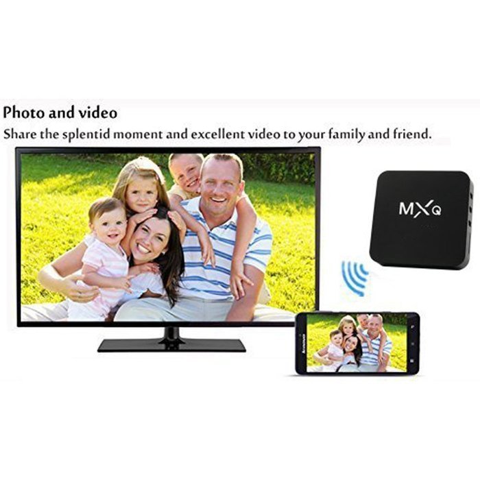 Mansy Quad Core MXQ Smart TV BOX Mini PC Streaming Media Player with KODI(XBMC) Streamer 1GB/8GB, Fully Loaded... N5