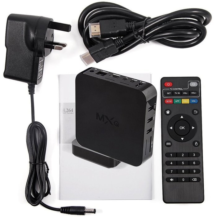 Mansy Quad Core MXQ Smart TV BOX Mini PC Streaming Media Player with KODI(XBMC) Streamer 1GB/8GB, Fully Loaded... N7