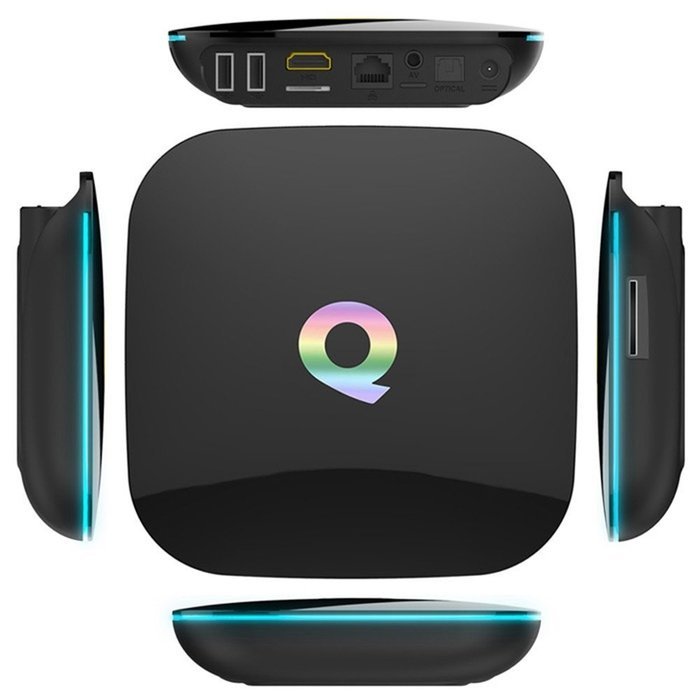 Vipwind Android TV Box Q BOX Amlogic S905 Android 5.1 2GB / 16GB EMMC Gigabit LAN WiFi Bluetooth H.265 KODI 16.0... N6