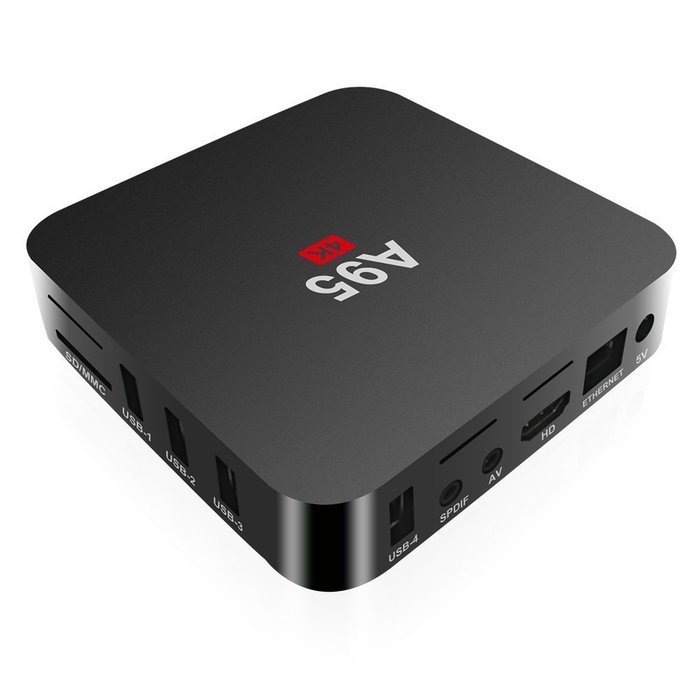 Marsking A95 - Android 5.1 TV Box Amlogic S905 Quad Core 64 Bit - 4K HD - Kodi 16.1 Pre Loaded - Built in WiFi... N4