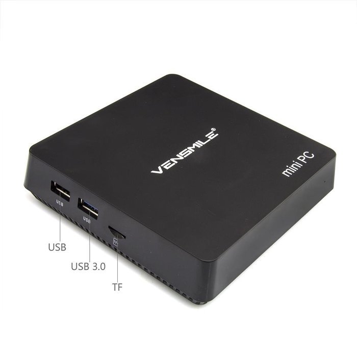 Vensmile i9 Intel Z8300 Wnidows 10 64bit 4GB/64GB 4K x 2K Bluetooth 4.0 TV Box Wnidows Mini PC N4