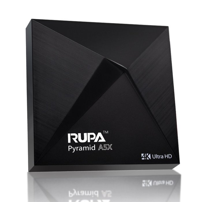 RUPA Ryramid A5X Android 6.0 TV Box Amlogic S905X Quad Core 2G 16G EMMC 4K Lollipop Wifi BT KODI 16.1 Fully Loaded...