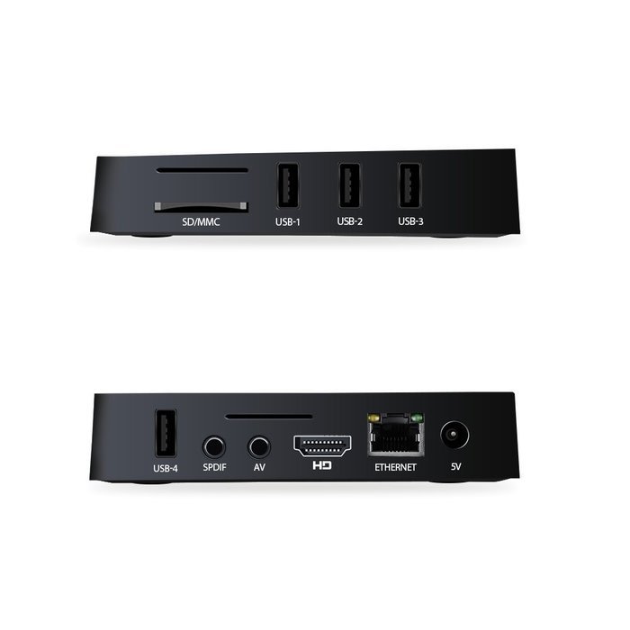 RUPA Ryramid A5X Android 6.0 TV Box Amlogic S905X Quad Core 2G 16G EMMC 4K Lollipop Wifi BT KODI 16.1 Fully Loaded... N3