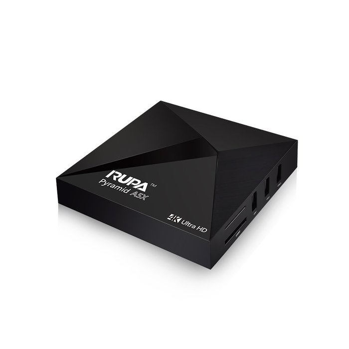 RUPA Ryramid A5X Android 6.0 TV Box Amlogic S905X Quad Core 2G 16G EMMC 4K Lollipop Wifi BT KODI 16.1 Fully Loaded... N4