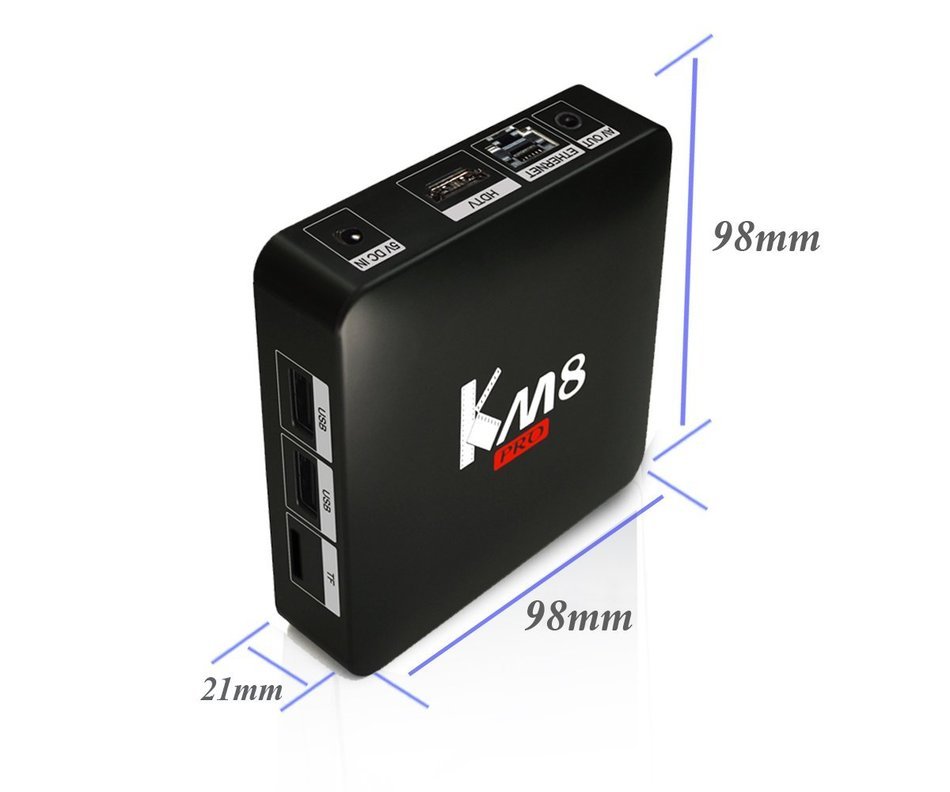 NPET KM8 PRO Amlogic S912 Android 6.0 Octa Core TV Box 2GB 8GB Kodi 17.0 Streaming Media Player Support 2.4G/5G... N3