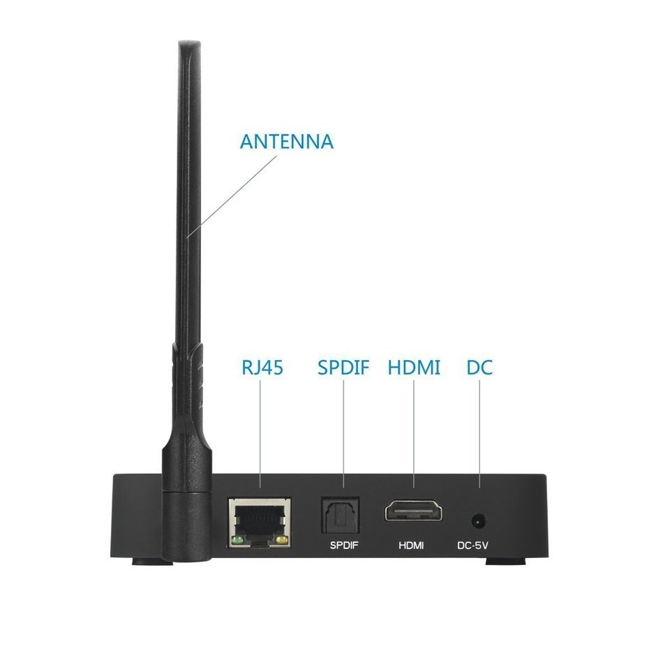 PowerLead Q8 Android 4.4 Smart TV BOX Quad Core Cortex A17 1.8GHz 2G/8G with 2.4G 5G Dual Band Wifi Kodi Xbmc N5