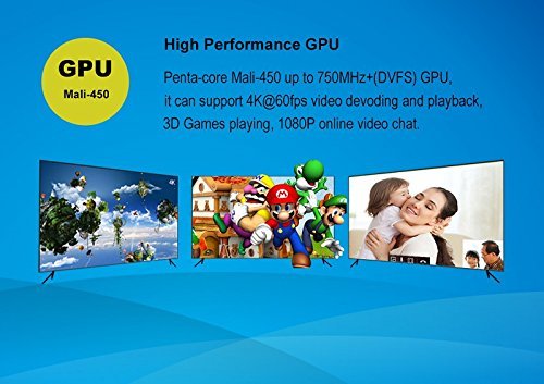 ACEMAX TX5 PRO 16GB Storage Dual WIFI Kodi Quality Home Entertainment Center Android TV Box Quad Core Streaming... N5