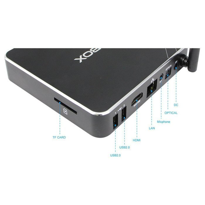 Evangel Android 5.1 Smart TV Box N86 Rockchip RK3368 Octa-core 64bit 2G/16G Streaming Media Player 2.4GHz/5GHz... N4