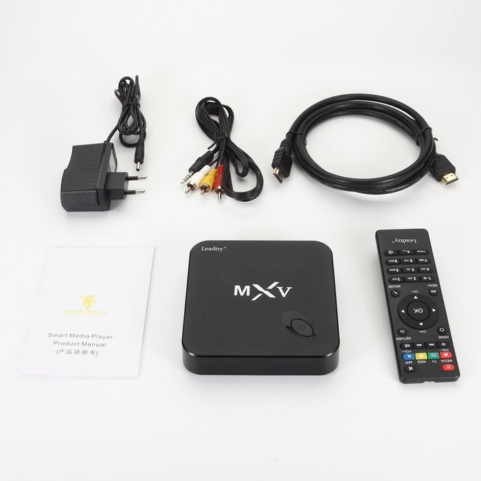 TV BOX Leadtry&reg MXV MX V MX 5 XBMC Kodi Quad Core Bluetooth Android Smart TV Box Media Player HDMI N6
