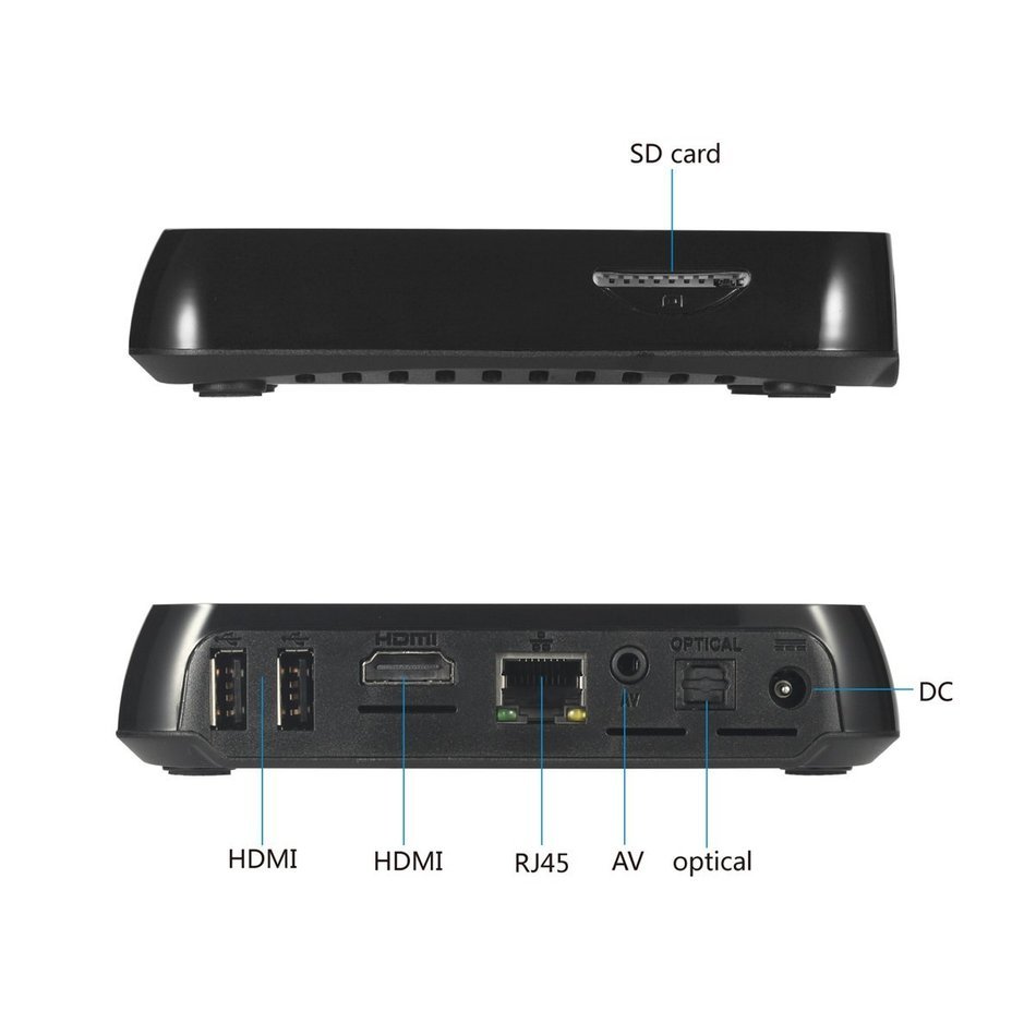 TV BOX Leadtry&reg MXV MX V MX 5 XBMC Kodi Quad Core Bluetooth Android Smart TV Box Media Player HDMI N14
