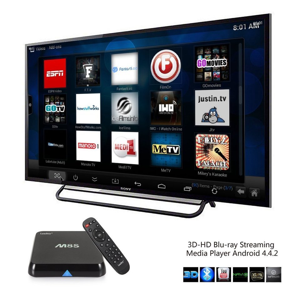 TV BOX Leadtry&reg MXV MX V MX 5 XBMC Kodi Quad Core Bluetooth Android Smart TV Box Media Player HDMI N17