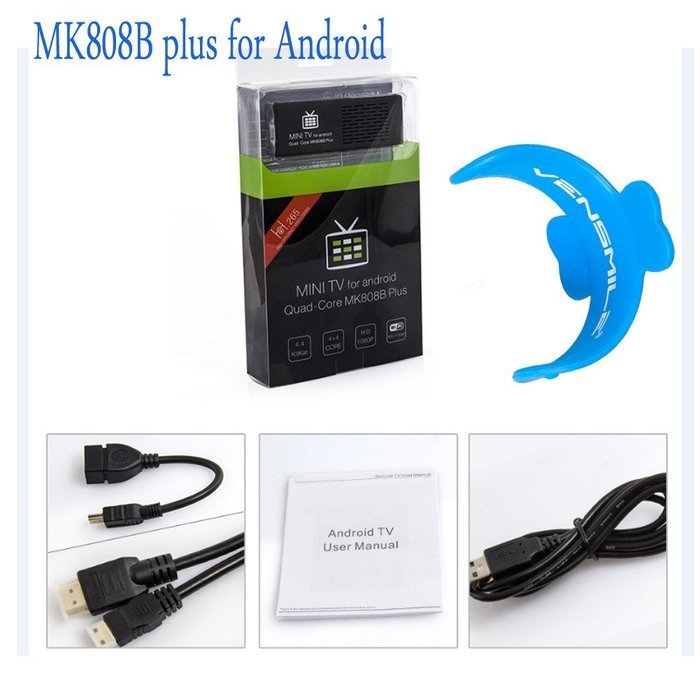 2015 Latest Original Mk 808 Plus Mini Pc Bluetooth 4.0 Android 4.4 Tv Stick Xbmc Miracast/dlna Amlogic M805 Quad...