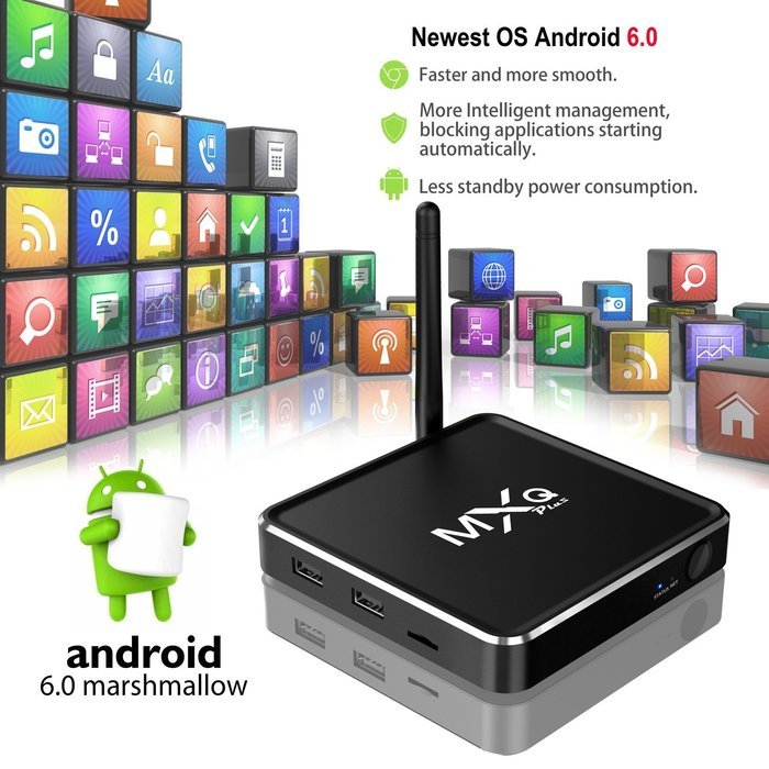 TICTID T12 (MXQ PLUS) Android 6.0 Marshmallow 4K TV Box Amlogic S912 Chipset [2G DDR3/16G eMMC] with 2.4G/5G Dual... N3