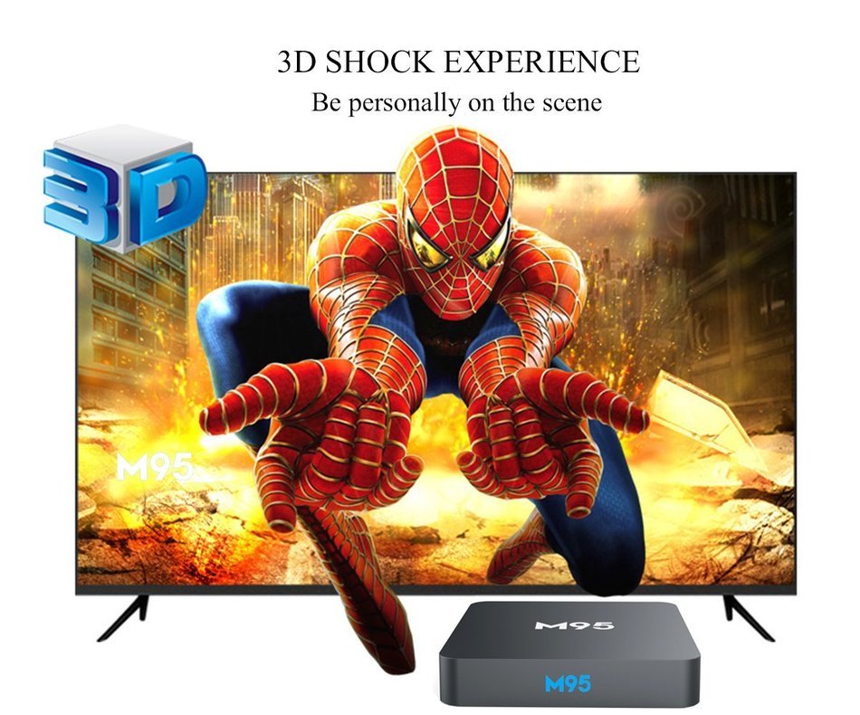 M95 Amlogic S905 DRR3 2GB Memory and 16GB Storage TV Box Quad Core Android 5.1 Wifi Module Support KODI Streaming... N6